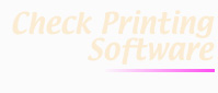 Check Printing Software